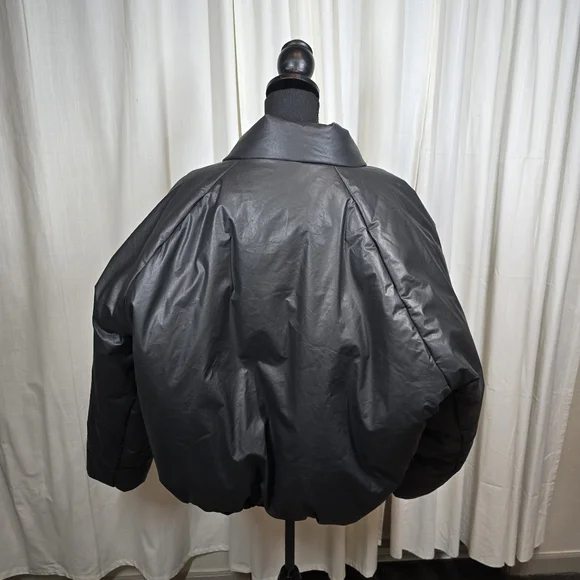 Yeezy X GAP YZY Kayne West Black Round Jacket